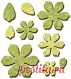 Нож для вырубки Spellbinders Shapeabilities Die - Flower Play SPEL-S6-032