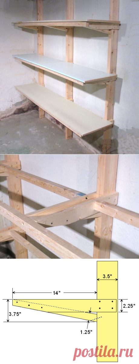 How to build shelves