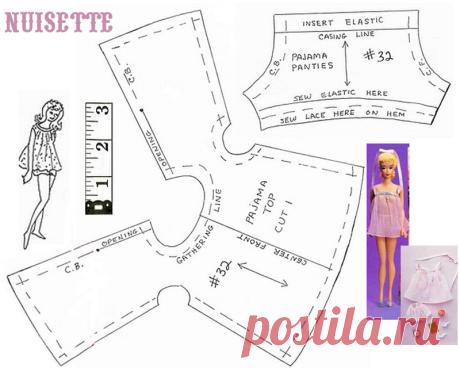 Еще больше выкроек https://www.oytoy.ru/interesting/280-vikroyki-odegdi-d..
