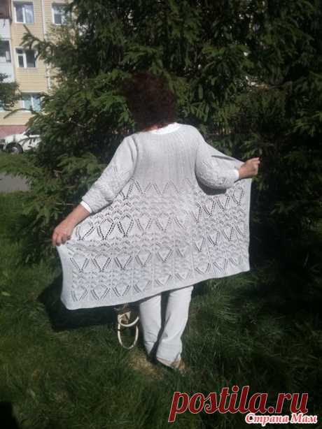 Кардиган для лета - Вязание - Страна Мам