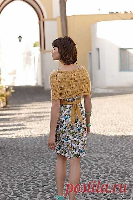 Вязание накидки Symi Wrap, Rowan 53