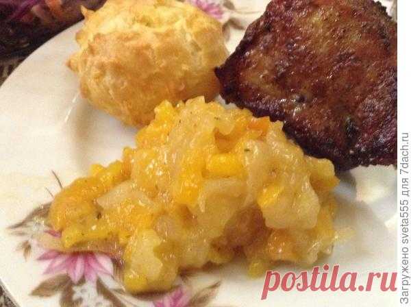 Соус из кураги с яблоками