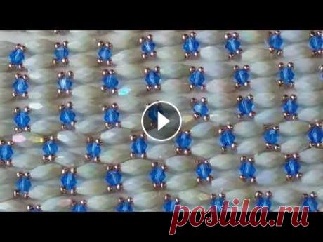Бисероплетение.  Мастер класс.  Украшение из бисера. Ожерелье и браслет. Пошаговый МК Бисероплетение. Рукоделие, своими руками. Украшение из бисера . Ожерелье и браслет из бисера и бусин. Украшение своими руками. Пошаговый МК Это подроб...