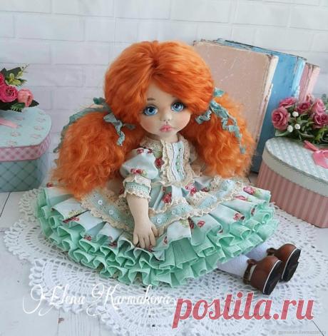 Текстильные куклы Елены Кармаковой