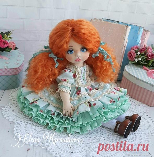 Текстильные куклы Елены Кармаковой