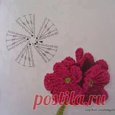 Flor croché