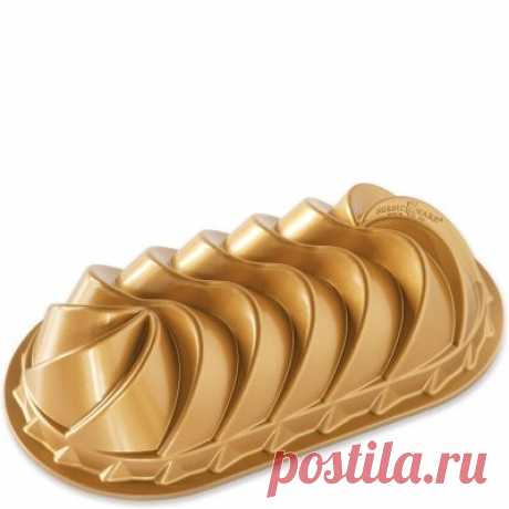 Keksówka do pieczenia ciasta Heritage Nordic Ware złota | sklep internetowy GaleriaLimonka.pl