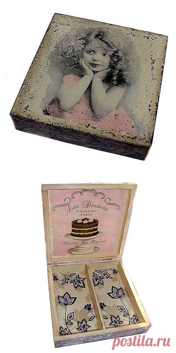 Шкатулка "Милашка" - магазин Лавка Рукодельников