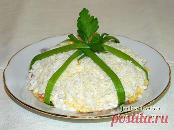 Салат «Новогодний подарок» | Ваши любимые рецепты