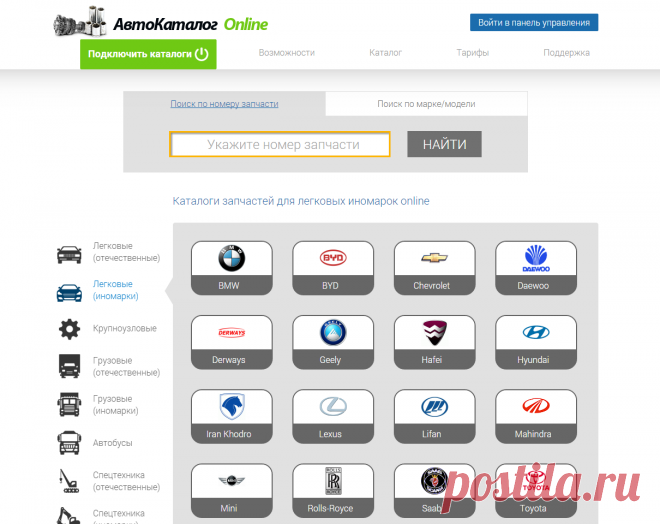 АвтоКаталог Online - электронный каталог автозапчастей. Компания АвтоДилер