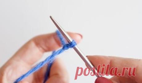 Итальянский набор петель и итальянская резинка