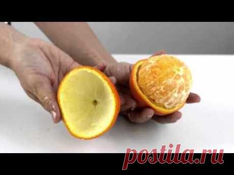 Tip:  Use orange peels instead of cupcake liners