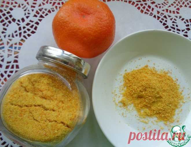 Мандариновый порошок с ванилином – кулинарный рецепт