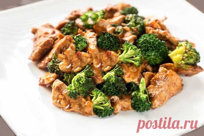 Chinese Chicken & Broccoli This recipe for Chinese Chicken & Broccoli in a brown sauce is quick, easy, and on the table in just 30 minutes.
