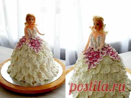 КАК СДЕЛАТЬ ТОРТ БАРБИ от SWEET BEAUTY СЛАДКАЯ КРАСОТА, Barbie doll cake decoration