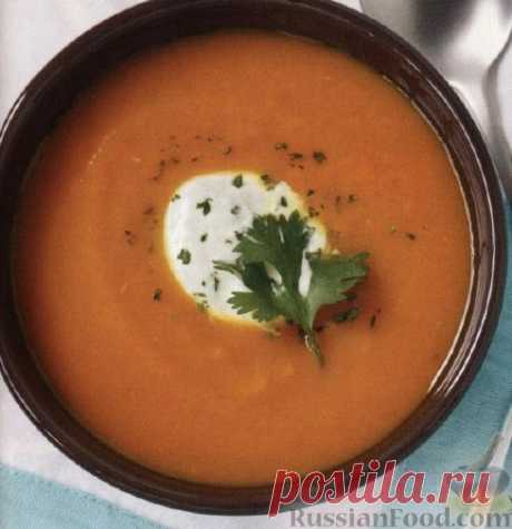 Рецепт: Суп-пюре из батата и тыквы на RussianFood.com