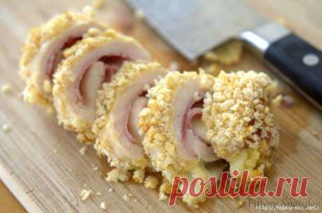 Куриные рулетики Cordon Bleu.