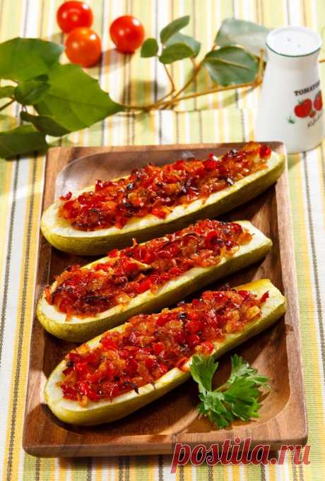 Кабачки с перцем