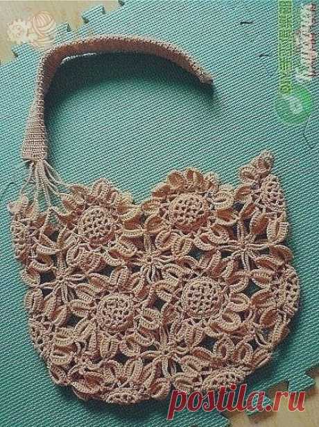 Чехол для сумочки крючком