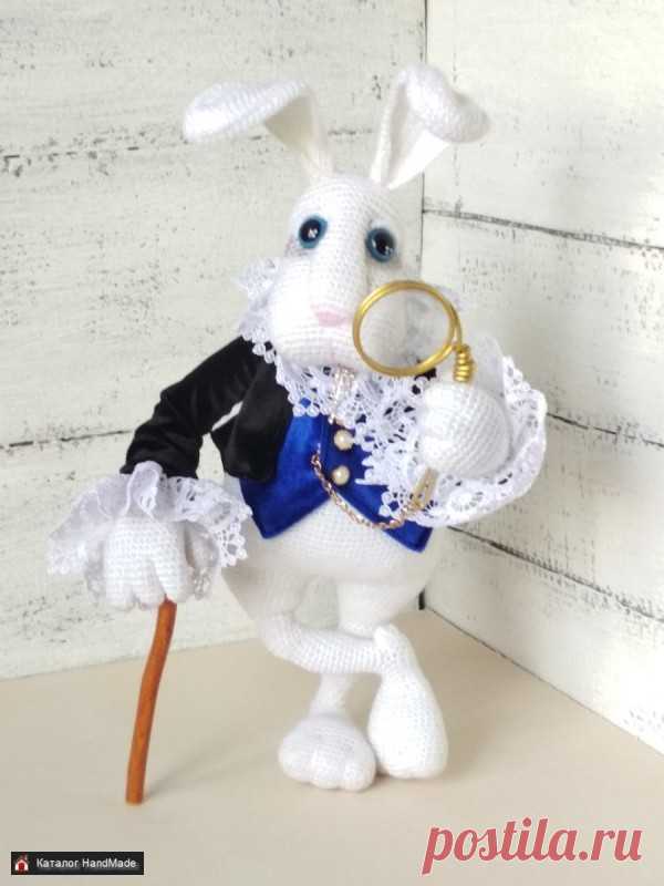 Заяц Джентельмен. Игрушка ручной работы HandMade
