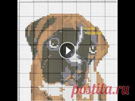 Схемы для вязания жаккарда крючком.Собаки.Часть 1. Схемы для вязания жаккарда крючком.Собаки.Часть 1....