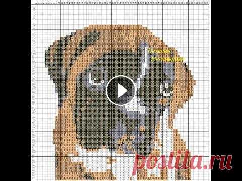 Схемы для вязания жаккарда крючком.Собаки.Часть 1. Схемы для вязания жаккарда крючком.Собаки.Часть 1....
