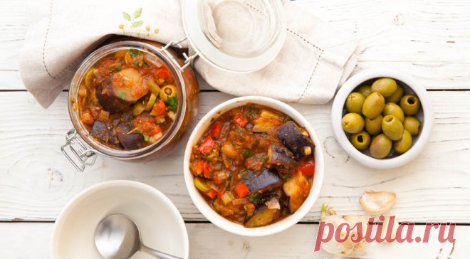 Капоната с оливками, пошаговый рецепт с фото