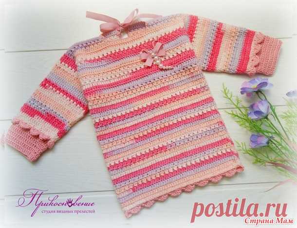 Весенняя кофточка "Сиреневая пудра" - Вязание - Страна Мам