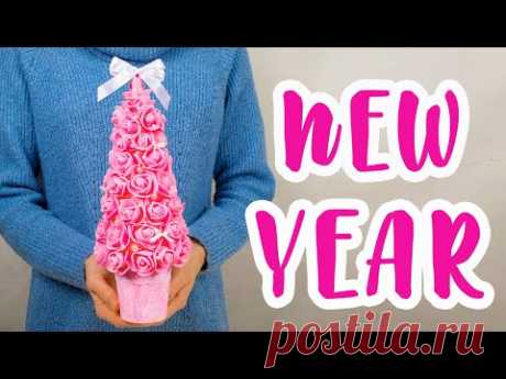 Новогодний Декор Своими Руками! Елочка Из Фоамирана!