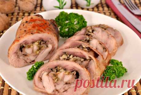 Куриный рулет в духовке