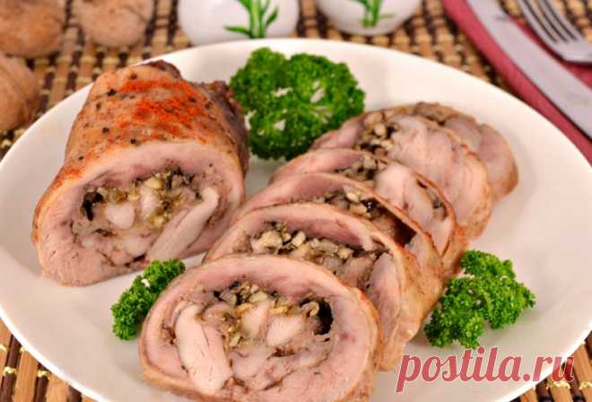 Куриный рулет в духовке