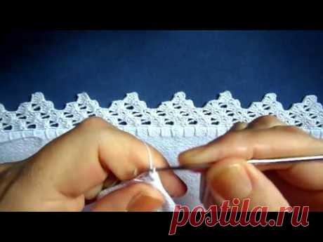 Bico em croche  carreira única - 39