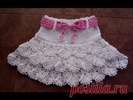 CROCHET SKIRT - YouTube