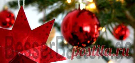 Weihnachtsstern für den Weihnachtsbaum basteln