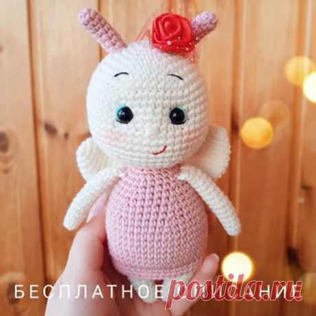 Бабочка Веснушка амигуруми. Схемы и описания для вязания игрушек крючком! Бесплатный мастер-класс от Оксаны @ocsana_toys по вязанию бабочки по имени Веснушка. Высота вязаной крючком игрушки примерно 17 см без учета рожек. Дл…