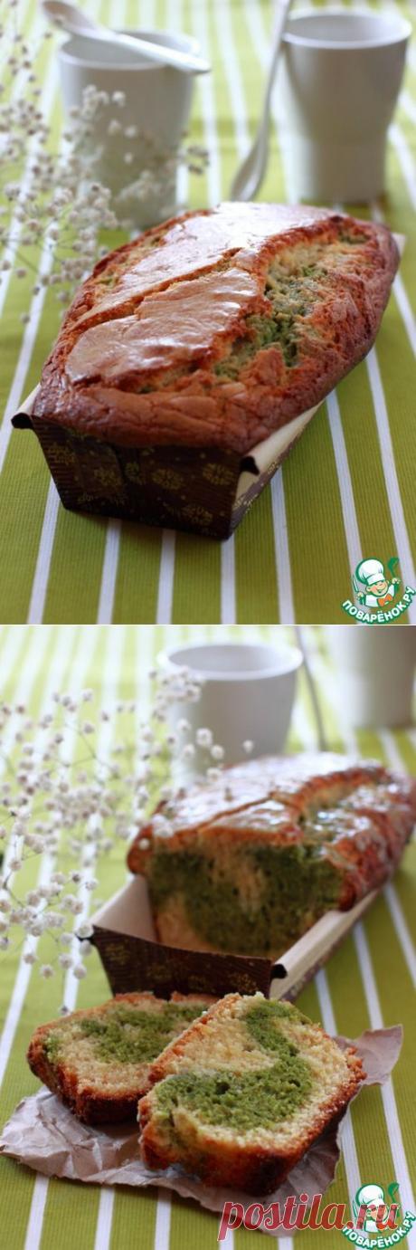 Кекс с белым шоколадом и зеленым чаем Matcha - кулинарный рецепт