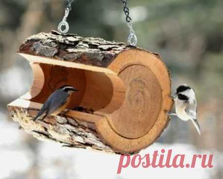 КОРМУШКИ ДЛЯ ПТИЦ. ПОДБОРКА ИДЕЙ