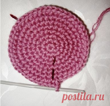 Вязание круга для донышка шляпы (шапки). Крючком. МК. / shapkidesign.ru
