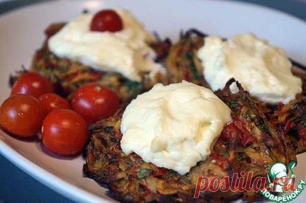 Драники из баклажана и перца – кулинарный рецепт