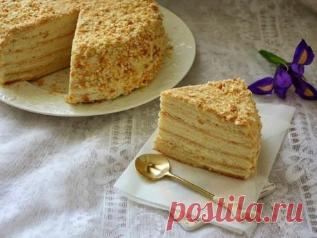 Творожный &quot;Наполеон&quot;.
Самый нежный &quot;Наполеон&quot; из всех, мною опробованных!