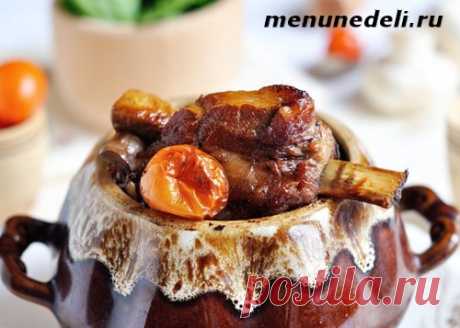 Свиные ребра, тушенные с овощами - рецепт с пошаговыми фото / Меню недели