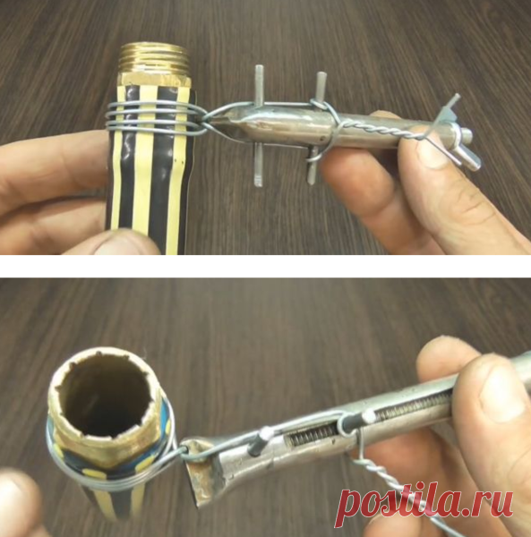 Незаменимый инструмент для герметичного обжима труб, патрубков и т.д., своими руками | Сделай сам | Яндекс Дзен