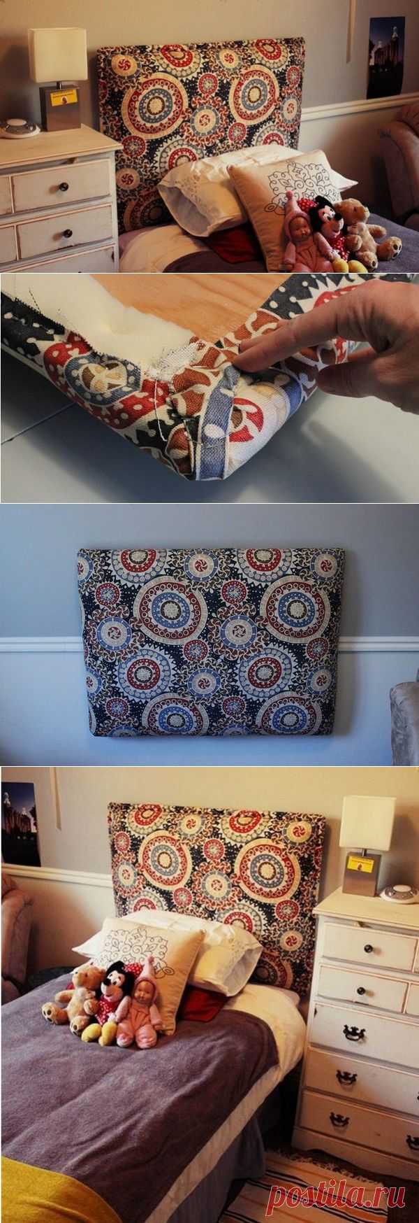 Мягкое изголовье своими руками, шаг за шагом