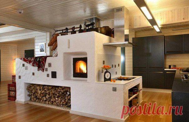 Современная печка