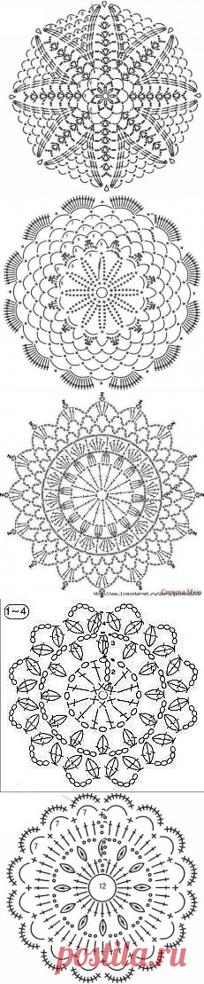 Красивые схемы мотивов! Сохраняем в копилку!