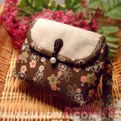 Sew a compact bag. DIY tutorial with patterns. ~