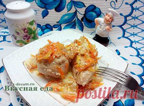 Кролик тушеный в сметане-рецепт в духовке - Вкусная еда