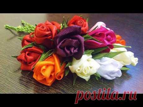 ▶ D.I.Y. Satin Rose Sling Charms - YouTube