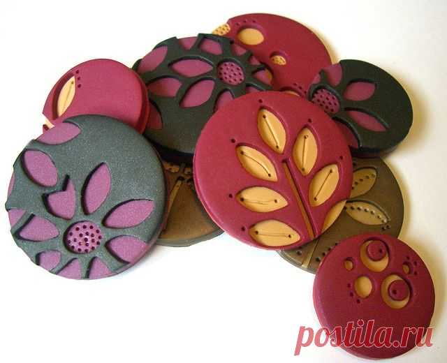 polymer clay pendants | Fimo | Полімерна Глина