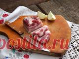 Домашний окорок - сало, окорок, засолка сала, копченый окорок, свинина, рецепты
